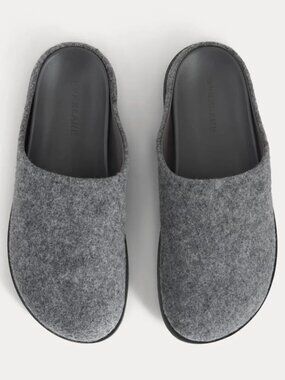 NWT Everlane Wool Clog Charcoal Women’s Size 6.5